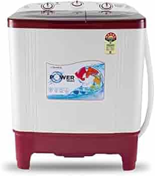 Sansui 7 kg Semi Automatic Top Load Washing Machine JSP70S-2024L (Red) With Hexa Flow Pulsator