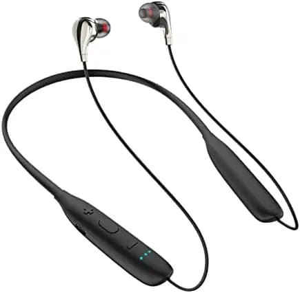 Wireless Neckband for Nokia 1 Plus Bluetooth Headphone with Mic Noise Isolating Stereo Sweatproof Professional Bluetooth 5.1 Hi-Fi Gaming Sound Hands-Free Calling H17 ZR6 - 40 Hour Genuine Playtime, Multicolor