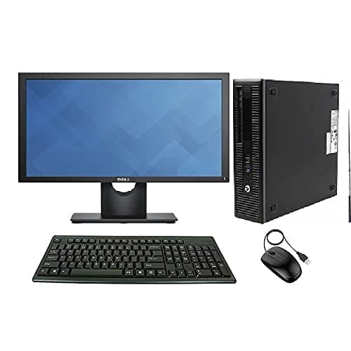 (Renewed) HP Elite-Desk 800 G2 Desktop(Core i5-6th Gen/8GB RAM(Upgradable to 32GB)/ 500GB HDD/Windows 10 Pro, MS Office,17 inches Monitor(1398x780), Keyboard, WiFi-Adaptor & Mouse, Intel Graphics)