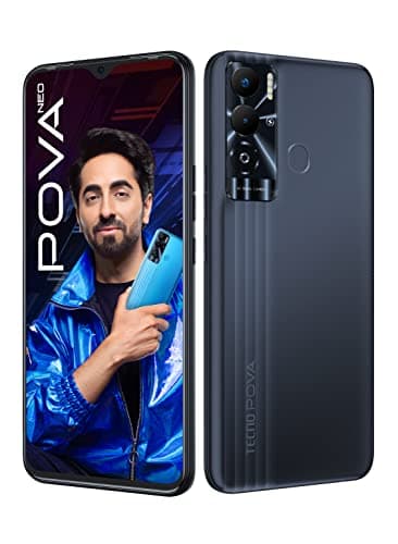 Tecno POVA Neo (Powehi Black, 6GB RAM, 128GB Storage) | 6000mAh Battery |6.82 inch HD+Display | DTS Sound