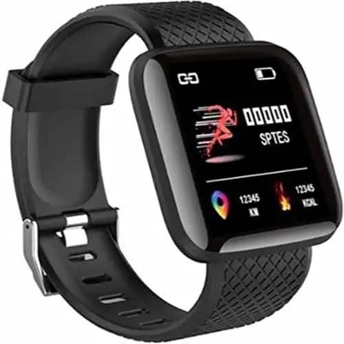 AJO ID116 Plus Bluetooth Smart Fitness Band with Heart Rate Activity Tracker Waterproof Body, Step and Calorie Counter, Blood Pressure,(32),Activity Tracker for Men/Women