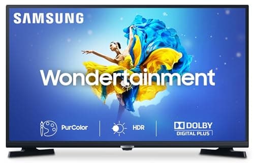 Samsung 80 cm (32 Inches) Wondertainment Series HD Ready LED Smart TV UA32T4340BKXXL (Glossy Black) (2021 Model)