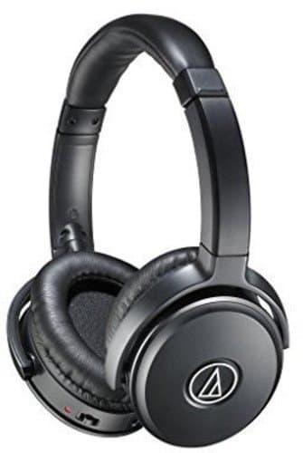 Audio-Technica Quiet Point ATH-ANC50IS Wired Headphone with Mic (Black) On-Ear