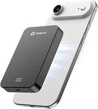 Toreto Magzy 10000mAh MagSafe Magnetic Power Bank with LED Digital Display | Premium Metal Finish, Type C Power Delivery, ...