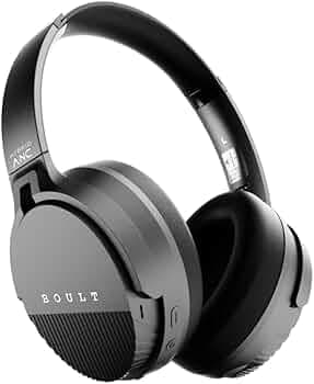 Boult Newly Launched Boost Headphones with 33db Hybrid ANC, 65H Playtime, 40mm Bass Drivers, Zen ENC Mic, Bluetooth v5.4, Type-C Fast Charging, Touch ...
