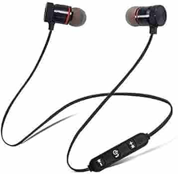 QOXOLYZ SD-687 Magnetic Wireless Bluetooth Headphones, Headset with Mic and Sound Button Earphone for Vivo,Oppo,Nokia,Samsung,REALME and Mi Note 5/6/7 Pro, 6A, Y2, A2, A1, Y3 All Smartphones