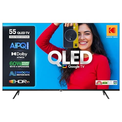 Kodak 139 cm (55 inches) Matrix Series UHD 4K QLED Google TV 55ST5025