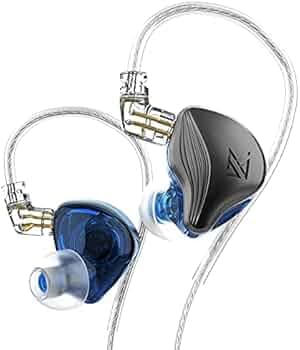 KZ ZEX IEM Earphones in Ear Monitor Wired Headphone, 1 electrostatic + 1 Dynamic Drivers with 2 Pin 0.75MM Detachable Cables Suitable for Singer Music...