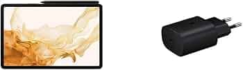 Samsung Galaxy Tab S8 27.94 cm (11 inch) Display, RAM 8 GB, ROM 128 GB Expandable, S Pen in-Box, Wi-Fi Tablet, Graphite & Original 25W USB Travel Ligh...