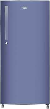 Haier 190 L, 2 Star, Radish Blue Finish Direct Cool Single Door Refrigerator REF HRD-2102BRB-P