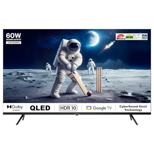 Blaupunkt 126 cm (50 inches) Quantam Dot Series 4K Ultra HD QLED Google TV 50QD7010 (Black)