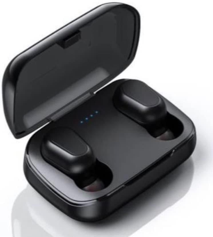 Drums L21 bass Earbuds with Sound Isolation,Low Latency for Gaming,Clear Calls,Water-Resistant,Black