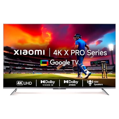 Mi 138 cm (55 inches) X Pro 4K Dolby Vision IQ Series Smart Google TV L55M8-5XIN (Black)