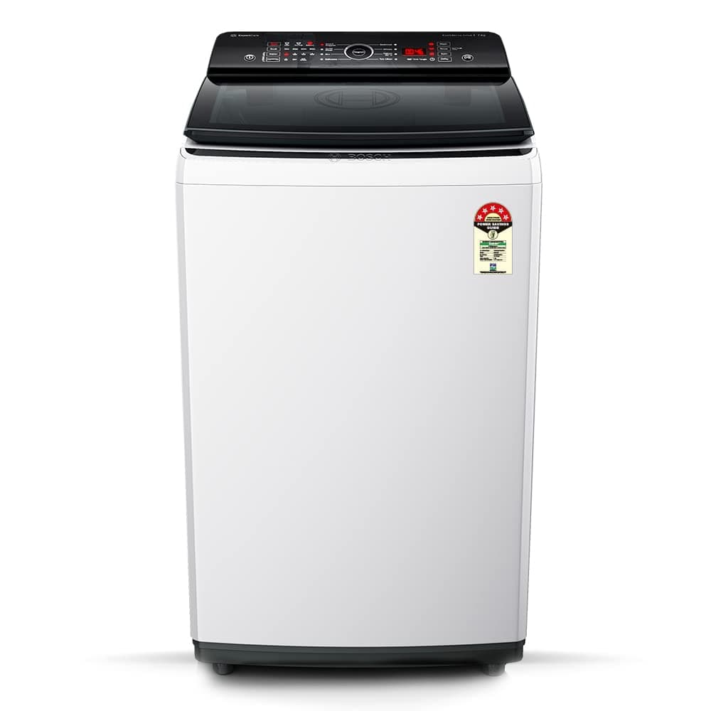 Bosch 7 Kg 5 Star Fully Automatic Top Load Washing MachineWOE701W0IN (White)