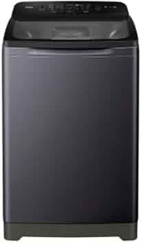 Haier 8 kg Top Load Washing Machine with Inbuilt Back Panel Heater (HWM80-H678ES8, Black)