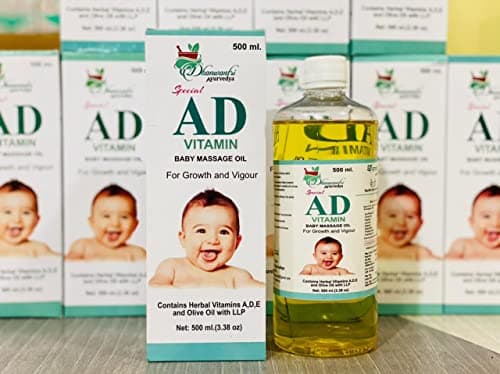 AD VITAMIN Baby Massage Oil- 500ml