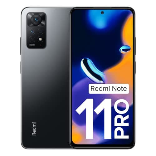 (Renewed) REDMI Note 11 Pro (Stealth Black, 6GB RAM, 128GB Storage)