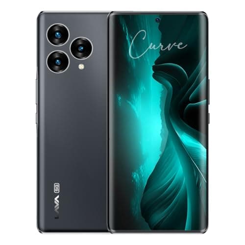 Lava Blaze Curve 5G (Glass Iron, 8GB RAM, 128GB Storage) |2.6GHz Dimensity 7050 6nm Processor | Curved Amoled Display| Stereo Speaker with Dolby Atmos...