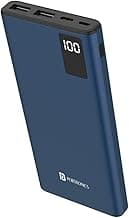 Portronics Power G 10K 10000 mAh Power Bank with Dual Input & Triple Output(2USB + 1 Type-C PD) with LED Display (Blue)