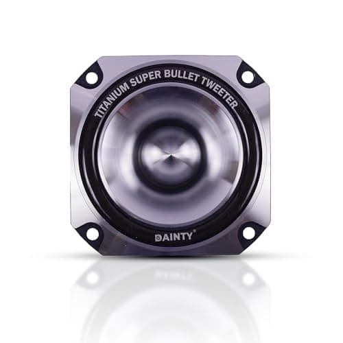DAINTY Tweeter BTT-858 | Normal IMPENDANCE 8 | MAX Power 25W/50WRMS | Frequency 1.5K-20,000HZ | VOICECOIL 25.4MMKSV | Diaphragm Titanium | Sensitivity...
