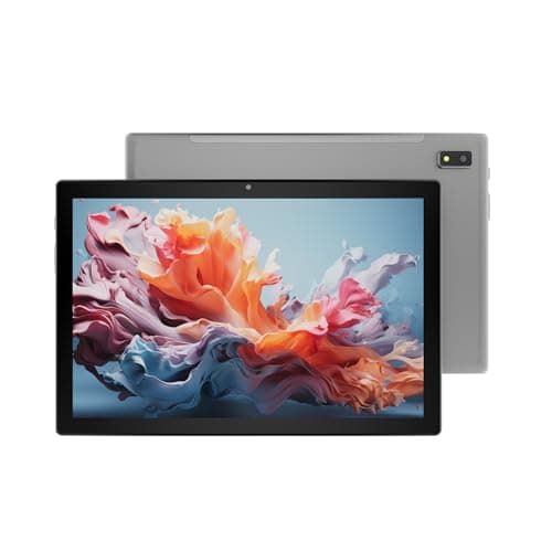 DOMO Slate SLP9 OS12 T310 10.1-Inch 1920 x1200 IPS LCD, 4G Tablet PC, 4GB RAM, 64GB Storage, 1TB Expandable, Android, Dual SIM, GPS, Bluetooth (Grey)