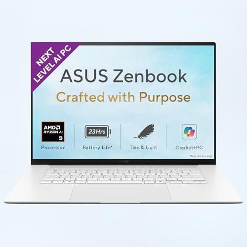ASUS Zenbook S 16 (2026),AMD Ryzen AI 9 465,AMD Radeon iGPU, 32GB RAM, 1TB SSD,OLED, 16", (40 cm), Windows 11, M365 Basic(1 Year)* Office 2024, Scandi...