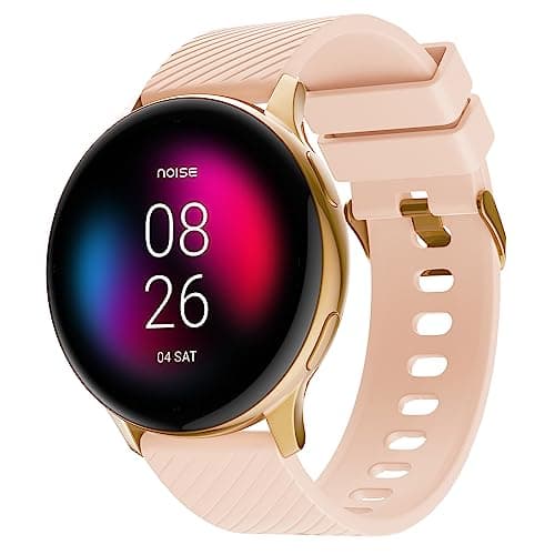 Noise Newly Launched NoiseFit Vortex with 1.46" AMOLED Display Bluetooth Calling Smart Watch, IP68 Rating, Metallic Build & High Resolution Smartwatch for Men & Women (Rose Pink)