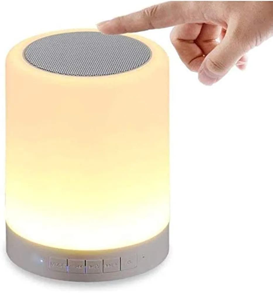 Ekdant Wireless Bluetooth Speakers (LED Touch Lamp)