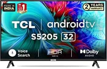 Sri Mahendra Digital World Generic TCL 80 cm (32 inches) HD Ready Certified Android Smart LED TV 32S5205 (Black)