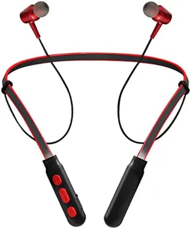 QOCXRRIN B11 Wireless Bluetooth Neckband Earbud Portable Headset Sports Running Sweatproof Compatible with All Android Smartphones Noise Cancellation.Multi Color.