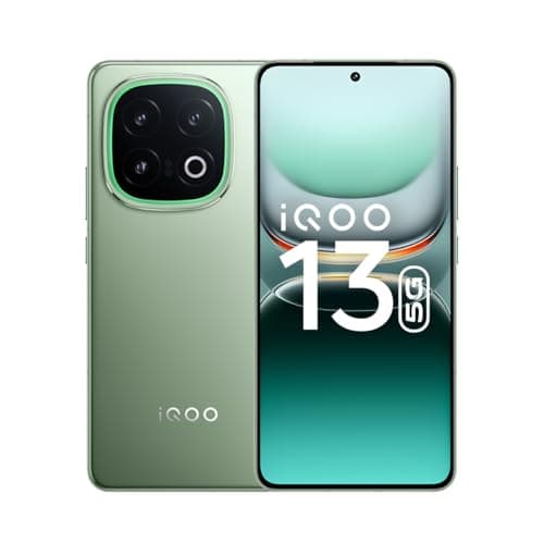 iQOO 13 5G (Ace Green, 12GB RAM, 256GB Storage) | Snapdragon 8 Elite Mobile Platform | World's First Q10 2K 144Hz Ultra EyeCare Display | Supercomputing chip Q2