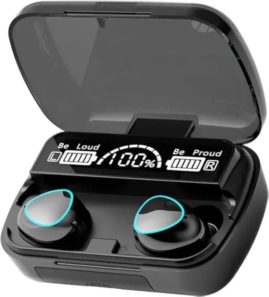 DADO M10 True Wireless Earbuds Bluetooth 5.1 with Waterproof Bluetooth Earphones with Mic, Noise-Cancellation, Auto Pairing Bluetooth Headset
