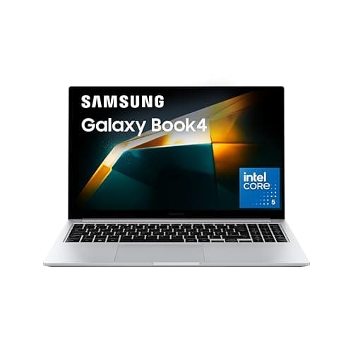 Samsung Galaxy Book4 (Silver, 8GB RAM, 512GB SSD) | 15.6" Full HD Screen | Intel Core 5 120U Processor | Windows 11 Home | MS Office 2021 | Fingerprin...