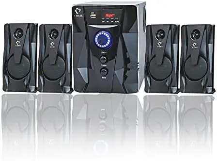 I KALL IK411 Home Theater (Black, 4.1) Bluetooth|Aux|FM|USB Connectivity