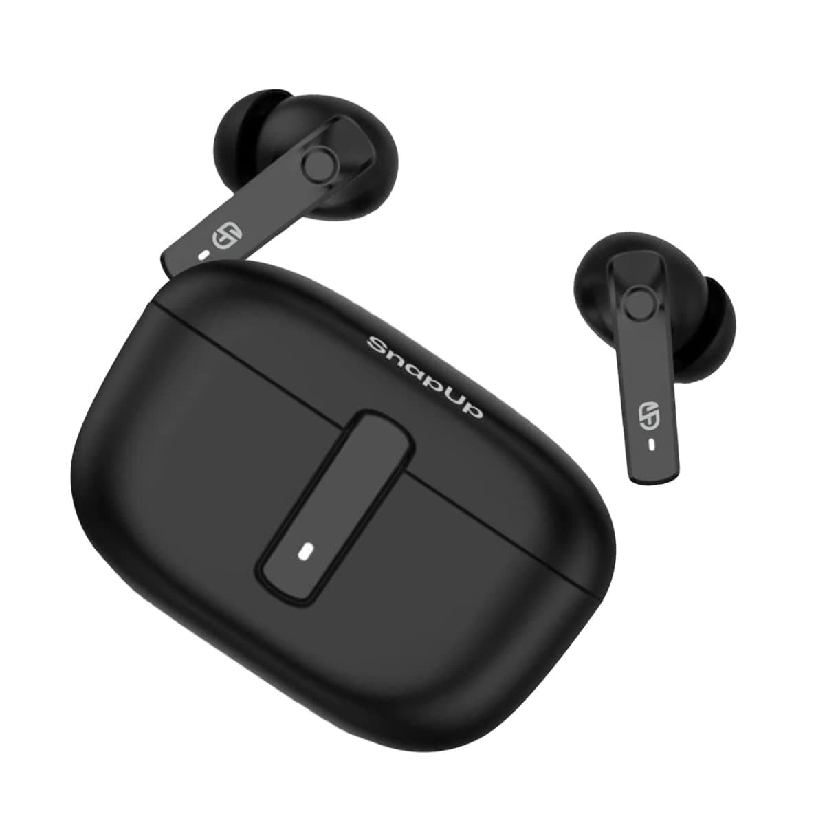 SnapUp Snapods S500 ANC Earbuds with Upto 21H of Playtime, Quad Mic with ENC & ANC Technology, 13mm Sound Driver, Made in India TWS Bluetooth 5.3 Trul...