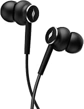Leaf Dash 2 Wired in Ear Earphones with Mic Carbon Black