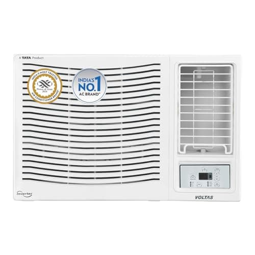 Voltas 1.5 Ton 3 Star Fixed Speed Window AC(Copper, Turbo Mode, 2024 Model,183 Vectra Prism, White)