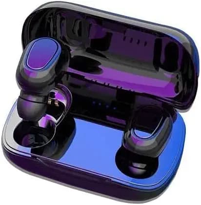 Portable in-Ear TWS Bluetooth L-21 Earbuds Bluetooth Headset with Chaging Case (with Mic)
