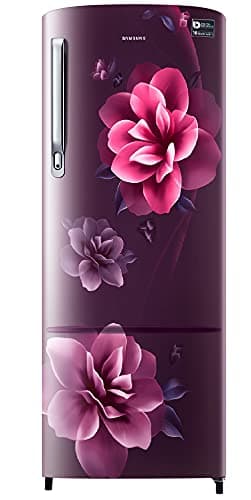 Samsung 255 L 3 Star Inverter Direct cool Single Door Refrigerator (RR26A375YCR/HL, Camellia Purple)