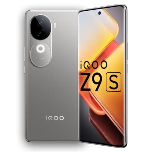 iQOO Z9s 5G (Titanium Matte, 8GB RAM, 128GB Storage) | 120 Hz 3D Curved AMOLED Display | 5500 mAh Ultra-Thin Battery | Dimesity 7300 5G Processor | So...