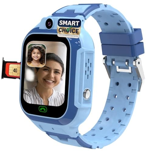 sekyo Carepal Pro Smartwatch For Kids with 7 Games| Video & Voice Calling | AGPS/LBS Tracking Watch with Mobile Tracking, SOS, Calling Function for Kids Safety, Smart Watch for Kids Girls Boys | (Blue)