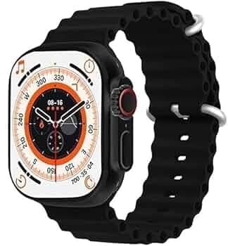 DHRIYA Latest Ultra Series T-800 Smart Watch for Android/iOS for Men & Women with Bluetooth Calling, Heart Rate, Sports Mode, Sleep Monitoring, IP68 W...