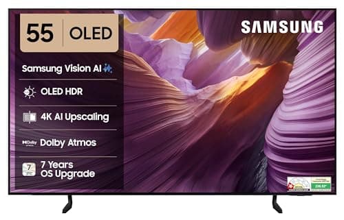 Samsung 138 cm (55 inches) 4K Ultra HD Smart OLED TV QA55S85FAELXL
