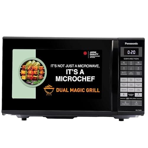 Panasonic 27L Convection Microwave Oven(NN-CT645BFDG,Black, Magic Grill)