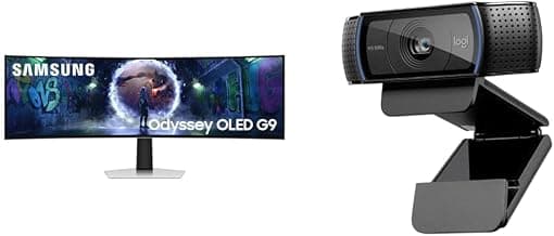 Samsung 49" (124.4cm) Odyssey OLED G9 Curved Gaming Monitor (Smartchoice) Dual QHD 5120 x 1440|240Hz|0.03ms|DCI 99%|OLED S...