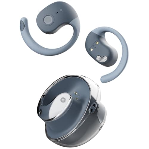 Fire-Boltt Newly Launched Aero Glide Open Ear Wireless TWS Earbuds, Custom EQ, Bluetooth 5.4 Earphones, 50H Playtime, Fast Charging Case, 50ms Low-Lat...