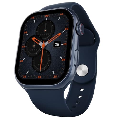 Fire-Boltt Brillia Smart Watch with 51.3mm (2.02 inch) AMOLED Display, Bluetooth Calling, SpO2, Heart Rate Monitoring, 120+ Sports Modes, IP67 Waterpr...