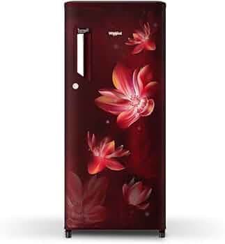 WHIRLPOOL 192 L 3 Star Direct-Cool Single Door Refrigerator (215 IMPC PRM 3S WINE FLOWER RAIN-Z, 2023 Model)