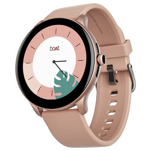 boAt Newly Launched Lunar Call Pro with 1.39” AMOLED Display, BT Calling Watch Face Studio, SensAI(Cricket Analysis),Apollo 3 Blue Plus Processor,Ambient Light Sensor,700+ Active Modes(Cherry Blossom)