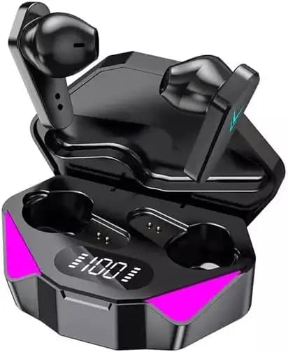 Newly Launched ModishOmbre® Xerces 15 Gaming True Wireless Earbuds, Less Than 60ms Latency, Upgraded Bluetooth 5.1 Technology, IPX7 Waterproof, Ultra-Long Playtime, Built-in Microphone with Deep Bass